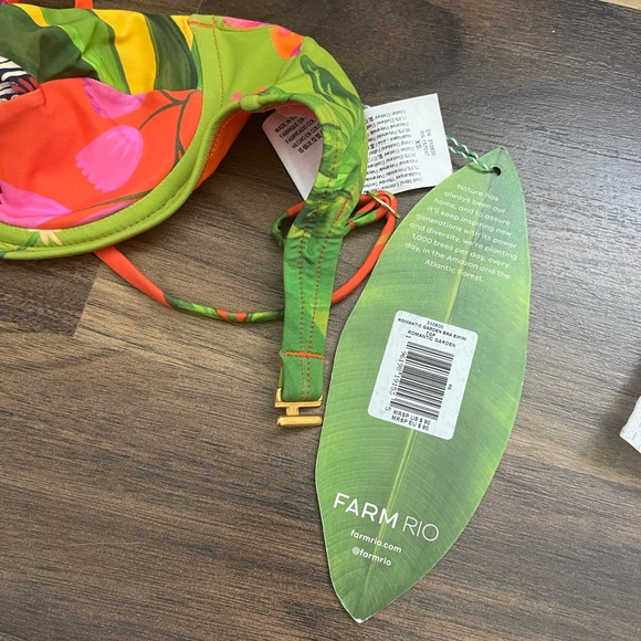 Farm Rio romantic garden bikini set size XS - Picture 7 of 16